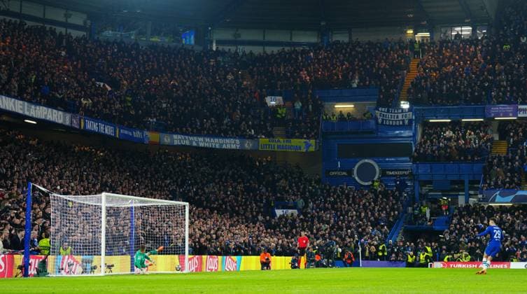 Mandatory Credit: Photo by Javier Garcia Shutterstock (13794814an) Kai Havertz of Chelsea scores a goal to make it 2-0 after a retaken penalty Chelsea v Borussia Dortmund, UEFA Champions League, Round of 16, Second Leg, Football, Stamford Bridge, London, UK - 07 Mar 2023 EDITORIAL USE ONLY No use with unauthorised audio, video, data, fixture lists, club league logos or live services. Online in-match use limited to 120 images, no video emulation. No use in betting, games or single club league player publications. Chelsea v Borussia Dortmund, UEFA Champions League, Round of 16, Second Leg, Football, Stamford Bridge, London, UK - 07 Mar 2023 EDITORIAL USE ONLY No use with unauthorised audio, video, data, fixture lists, club league logos or live services. Online in-match use limited to 120 images, no video emulation. No use in betting, games or single club league player publications. Copyright: xJavierxGarcia Shutterstockx 13794814an