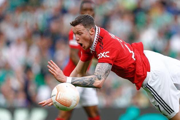 Mandatory Credit: Photo by Pressinphoto Shutterstock (13830498n) Wout Weghorst of Manchester United, ManU Real Betis v Manchester United, UEFA Europa League, Round of 16, 2nd leg. Football, Benito Villamarin Stadium, Sevilla, Spain - 16 March 2023 Editorial use only Real Betis v Manchester United, UEFA Europa League, Round of 16, 2nd leg. Football, Benito Villamarin Stadium, Sevilla, Spain - 16 March 2023 Editorial use only Copyright: xPressinphoto Shutterstockx 13830498n