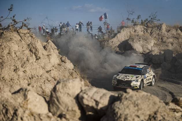 Motorsport, WRC, Rallye Mexiko 25 Kajetan KAJETANOWICZ (POL), Maciej SZCHZEPANIAK (POL), SKODA FABIA RS, RC2, Rally2, action during the Rally Guanajuato Mexico 2023, 3rd round of the 2023 WRC, Motorsport Rallye, WM World Rally Car Championship, from March 16 to 19, 2023 at Leon, Guanajuato, in Mexico - AUTO - WRC - RALLY GUANAJUATO MEXICO 2023 DPPI Panoramic RPPA_2023_03_Mexico_449