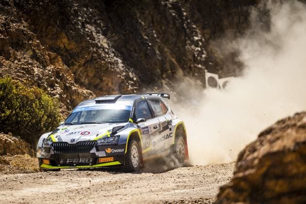 Motorsport, WRC, Rallye Mexiko 28 Eduardo CASTRO (PAR), Fernando MUSSANO (ARG), SKODA FABIA Evo, RC2, Rally2, action during the Rally Guanajuato Mexico 2023, 3rd round of the 2023 WRC, Motorsport Rallye, WM World Rally Car Championship, from March 16 to 19, 2023 at Leon, Guanajuato, in Mexico - AUTO - WRC - RALLY GUANAJUATO MEXICO 2023 DPPI Panoramic RPPA_2023_03_Mexico_435