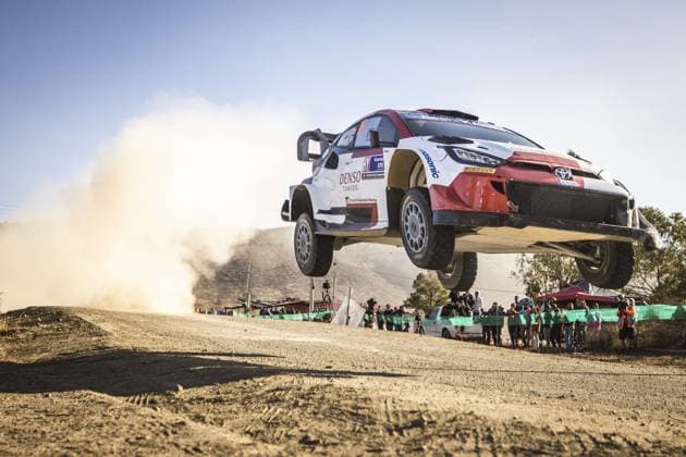 18 Takamoto KATSUTA (JPN), Aaron JOHNSTON (IRL), TOYOTA GAZOO RACING WRT, TOYOTA GR Yaris Rally1 Hybrid, WRC, Motorsport Rallye, WM action during the Rally Guanajuato Mexico 2023, 3rd round of the 2023 WRC World Rally Car Championship, from March 16 to 19, 2023 at Leon, Guanajuato, in Mexico - AUTO - WRC - RALLY GUANAJUATO MEXICO 2023 DPPI Panoramic RPPA_2023_03_Mexico_489