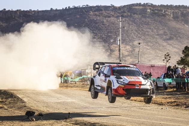 18 Takamoto KATSUTA (JPN), Aaron JOHNSTON (IRL), TOYOTA GAZOO RACING WRT, TOYOTA GR Yaris Rally1 Hybrid, WRC, Motorsport Rallye, WM action during the Rally Guanajuato Mexico 2023, 3rd round of the 2023 WRC World Rally Car Championship, from March 16 to 19, 2023 at Leon, Guanajuato, in Mexico - AUTO - WRC - RALLY GUANAJUATO MEXICO 2023 DPPI Panoramic RPPA_2023_03_Mexico_469