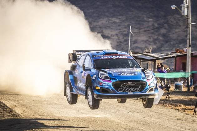 09 Jourdan SERDERIDIS (GRC), Frederic MICLOTTE (BEL), M FORD WORLD RALLY TEAM, FORD Puma Rally1 Hybrid, WRC, Motorsport Rallye, WM action during the Rally Guanajuato Mexico 2023, 3rd round of the 2023 WRC World Rally Car Championship, from March 16 to 19, 2023 at Leon, Guanajuato, in Mexico - AUTO - WRC - RALLY GUANAJUATO MEXICO 2023 DPPI Panoramic RPPA_2023_03_Mexico_466