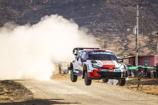Sport Bilder des Tages 69 Kalle ROVANPERA (FIN), Jonne HALTTUNEN (FIN), TOYOTA GAZOO RACING WRT, TOYOTA Yaris Rally1 Hybrid, WRC, Motorsport Rallye, WM action during the Rally Guanajuato Mexico 2023, 3rd round of the 2023 WRC World Rally Car Championship, from March 16 to 19, 2023 at Leon, Guanajuato, in Mexico - AUTO - WRC - RALLY GUANAJUATO MEXICO 2023 DPPI Panoramic RPPA_2023_03_Mexico_473