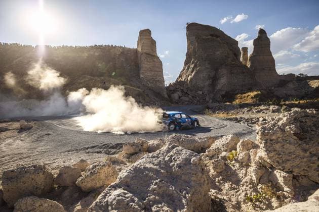 09 Jourdan SERDERIDIS (GRC), Frederic MICLOTTE (BEL), M FORD WORLD RALLY TEAM, FORD Puma Rally1 Hybrid, WRC, Motorsport Rallye, WM action during the Rally Guanajuato Mexico 2023, 3rd round of the 2023 WRC World Rally Car Championship, from March 16 to 19, 2023 at Leon, Guanajuato, in Mexico - AUTO - WRC - RALLY GUANAJUATO MEXICO 2023 DPPI Panoramic RPPA_2023_03_Mexico_626