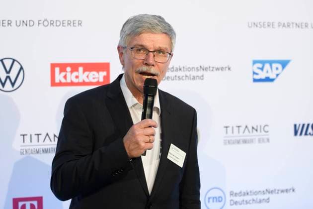 Ralph Uwe Schaffert, DFB Vice President, Chairman, Sepp Herberger Awards ceremony on Monday, January 27, 2023, Telekom Hauptstadtrepraesentanz in Berlin, 27 03 23, 2023, GER, Berlin, Sepp Herberger Awards ceremony on Monday, January 27, 2023, Telekom Hauptstadtrepraesentanz in Berlin, photo Eibner Pressefoto Uwe Koch Berlin Copyright: xEibner-Pressefoto UwexKochx EP_UKH