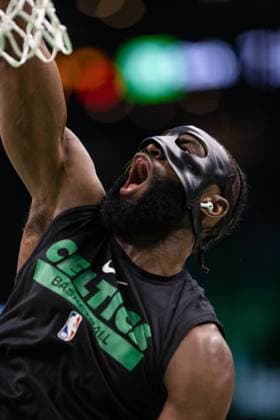 Boston, MA, May, 17, 2023, Miami Heat vs Boston Celtics, NBA, Basketball Herren, USA Conference Finals, game 1, East, Season 2022-23, at the TD Garden, Boston Celtics guard Jaylen Brown (7), photography by @guelbergoes Boston United States of America