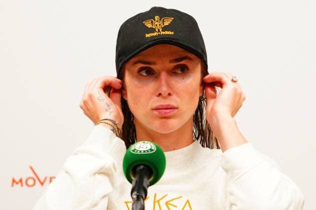 Mandatory Credit: Photo by Javier Garcia Shutterstock (13949267ar) Elina Svitolina in her post match press conference, PK, Pressekonferenz French Open Tennis, Day 10, Roland Garros, Paris, France - 06 June 2023 French Open Tennis, Day 10, Roland Garros, Paris, France - 06 June 2023 Copyright: xJavierxGarcia Shutterstockx 13949267ar