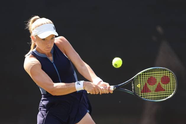 Mandatory Credit: Photo by Ryan Browne Shutterstock (13961283bt) Katie Swan of Great Britain. Rothesay Open, Day Two, Tennis, Nottingham Tennis Centre, Nottingham, UK - 13 Jun 2023 Rothesay Open, Day Two, Tennis, Nottingham Tennis Centre, Nottingham, UK - 13 Jun 2023 Copyright: xRyanxBrowne Shutterstockx 13961283bt