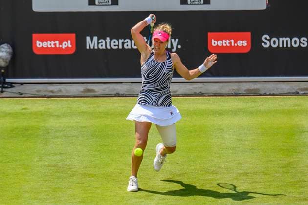 Laura Siegemund, GER, Berlin, Tennis bett1open, WTA 500, season 2022 2023, 18 06 23, 2023, Steffi Graf Stadium, GER, Berlin, Tennis bett1open, WTA 500, season 2022 2023, 18 06 23, 2023, Steffi Graf Stadium, Photo Eibner Pressefoto Uwe Koch Berlin Copyright: xEibner-Pressefoto UwexKochx EP_UKH
