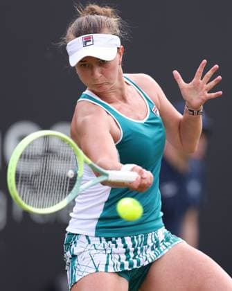 Mandatory Credit: Photo by Ryan Browne Shutterstock (13977103l) Barbora Krejcikova of the Czech Republic. Rothesay Classic, Day Three, Tennis, Edgbaston Priory Club, Birmingham, UK - 21 Jun 2023 Rothesay Classic, Day Three, Tennis, Edgbaston Priory Club, Birmingham, UK - 21 Jun 2023 Copyright: xRyanxBrowne Shutterstockx 13977103l