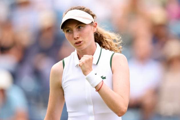 Mandatory Credit: Photo by Ryan Browne Shutterstock (13977103x) Christina Bucsa of Spain. Rothesay Classic, Day Three, Tennis, Edgbaston Priory Club, Birmingham, UK - 21 Jun 2023 Rothesay Classic, Day Three, Tennis, Edgbaston Priory Club, Birmingham, UK - 21 Jun 2023 Copyright: xRyanxBrowne Shutterstockx 13977103x