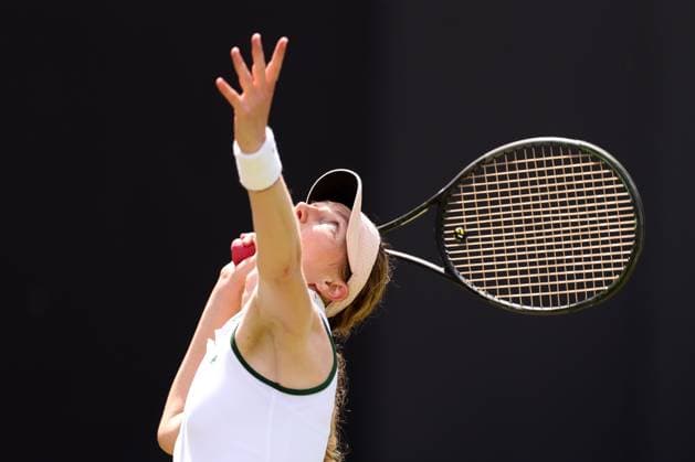 Mandatory Credit: Photo by Ryan Browne Shutterstock (13977103z) Christina Bucsa of Spain. Rothesay Classic, Day Three, Tennis, Edgbaston Priory Club, Birmingham, UK - 21 Jun 2023 Rothesay Classic, Day Three, Tennis, Edgbaston Priory Club, Birmingham, UK - 21 Jun 2023 Copyright: xRyanxBrowne Shutterstockx 13977103z