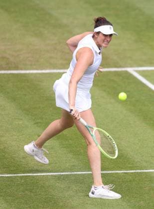 Mandatory Credit: Photo by Ryan Browne Shutterstock (13977103aa) Rebecca Marino of Canada. Rothesay Classic, Day Three, Tennis, Edgbaston Priory Club, Birmingham, UK - 21 Jun 2023 Rothesay Classic, Day Three, Tennis, Edgbaston Priory Club, Birmingham, UK - 21 Jun 2023 Copyright: xRyanxBrowne Shutterstockx 13977103aa