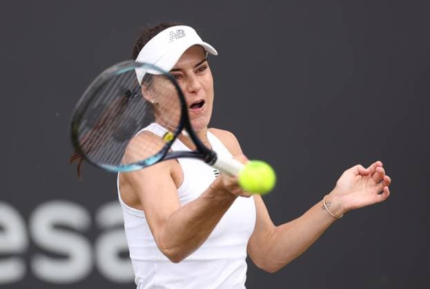 Mandatory Credit: Photo by Ryan Browne Shutterstock (13977104f) Sorana Cirstea of Romania. Rothesay Classic, Day Four, Tennis, Edgbaston Priory Club, Birmingham, UK - 22 Jun 2023 Rothesay Classic, Day Four, Tennis, Edgbaston Priory Club, Birmingham, UK - 22 Jun 2023 Copyright: xRyanxBrowne Shutterstockx 13977104f
