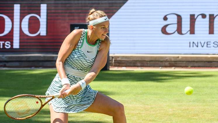 Petra Kvitova tennis player, GER, Berlin, QF, Tennis bett1open, WTA 500, season 2022 2023, 24 06 23, 2023, Steffi Graf Stadium, GER, Berlin, QF, Tennis bett1open, WTA 500, season 2022 2023, 24 06 23, 2023, Steffi Graf Stadium, Photo Eibner Pressefoto Uwe Koch Berlin Copyright: xEibner-Pressefoto UwexKochx EP_UKH