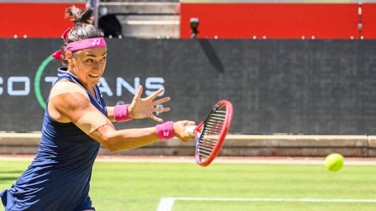 Caroline Garcia tennis player, GER, Berlin, QF, tennis bett1open, WTA 500, season 2022 2023, 24 06 23, 2023, Steffi Graf Stadium, GER, Berlin, QF, tennis bett1open, WTA 500, season 2022 2023, 24 06 23, 2023, Steffi Graf Stadium, photo Eibner Pressefoto Uwe Koch Berlin Copyright: xEibner-Pressefoto UwexKochx EP_UKH