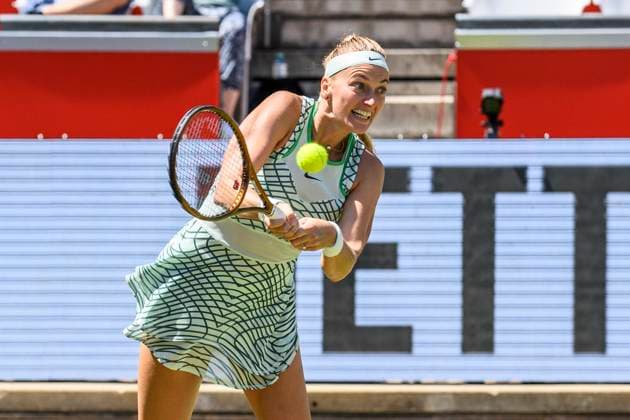 Petra Kvitova tennis player, GER, Berlin, QF, Tennis bett1open, WTA 500, season 2022 2023, 24 06 23, 2023, Steffi Graf Stadium, GER, Berlin, QF, Tennis bett1open, WTA 500, season 2022 2023, 24 06 23, 2023, Steffi Graf Stadium, Photo Eibner Pressefoto Uwe Koch Berlin Copyright: xEibner-Pressefoto UwexKochx EP_UKH