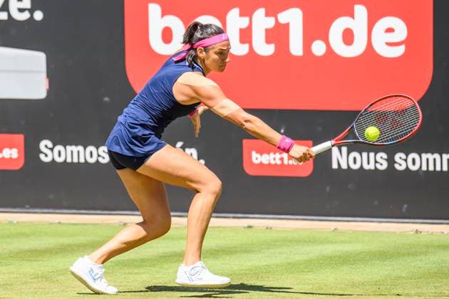 Caroline Garcia tennis player, GER, Berlin, QF, tennis bett1open, WTA 500, season 2022 2023, 24 06 23, 2023, Steffi Graf Stadium, GER, Berlin, QF, tennis bett1open, WTA 500, season 2022 2023, 24 06 23, 2023, Steffi Graf Stadium, photo Eibner Pressefoto Uwe Koch Berlin Copyright: xEibner-Pressefoto UwexKochx EP_UKH