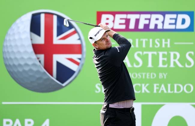 Mandatory Credit: Photo by James Marsh Shutterstock (13987420n) Justin Rose of England on the 10th tee. Betfred British Masters, Day One, Golf, The Belfry Golf Club, Sutton Coldfield, UK - 29 Jun 2023 Betfred British Masters, Day One, Golf, The Belfry Golf Club, Sutton Coldfield, UK - 29 Jun 2023 Copyright: xJamesxMarsh Shutterstockx 13987420n