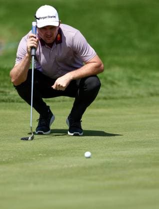 Mandatory Credit: Photo by James Marsh Shutterstock (13987420bs) Justin Rose of England on the 9th green. Betfred British Masters, Day One, Golf, The Belfry Golf Club, Sutton Coldfield, UK - 29 Jun 2023 Betfred British Masters, Day One, Golf, The Belfry Golf Club, Sutton Coldfield, UK - 29 Jun 2023 Copyright: xJamesxMarsh Shutterstockx 13987420bs