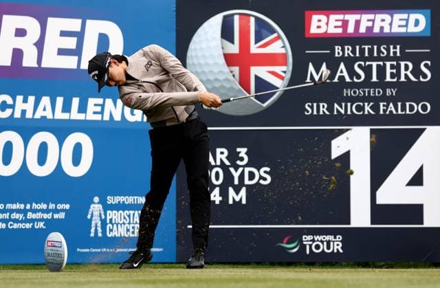 Mandatory Credit: Photo by James Marsh Shutterstock (13987422aj) Min Woo Lee of Australia on the 14th hole. Betfred British Masters, Day Two, Golf, The Belfry Golf Club, Sutton Coldfield, UK - 30 Jun 2023 Betfred British Masters, Day Two, Golf, The Belfry Golf Club, Sutton Coldfield, UK - 30 Jun 2023 Copyright: xJamesxMarsh Shutterstockx 13987422aj