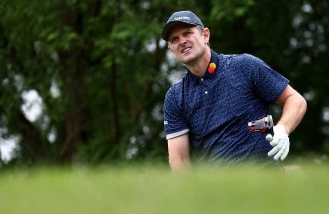 Mandatory Credit: Photo by James Marsh Shutterstock (13987422cl) Justin Rose of England during his round. Betfred British Masters, Day Two, Golf, The Belfry Golf Club, Sutton Coldfield, UK - 30 Jun 2023 Betfred British Masters, Day Two, Golf, The Belfry Golf Club, Sutton Coldfield, UK - 30 Jun 2023 Copyright: xJamesxMarsh Shutterstockx 13987422cl