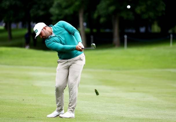 Mandatory Credit: Photo by James Marsh Shutterstock (13987422ce) Thirston Lawrence of England during his round. Betfred British Masters, Day Two, Golf, The Belfry Golf Club, Sutton Coldfield, UK - 30 Jun 2023 Betfred British Masters, Day Two, Golf, The Belfry Golf Club, Sutton Coldfield, UK - 30 Jun 2023 Copyright: xJamesxMarsh Shutterstockx 13987422ce