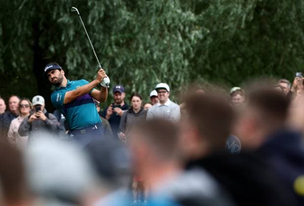 Mandatory Credit: Photo by James Marsh Shutterstock (13987425aj) Antonie Rozner of France during his round. Betfred British Masters, Day Three, Golf, The Belfry Golf Club, Sutton Coldfield, UK - 01 Jul 2023 Betfred British Masters, Day Three, Golf, The Belfry Golf Club, Sutton Coldfield, UK - 01 Jul 2023 Copyright: xJamesxMarsh Shutterstockx 13987425aj