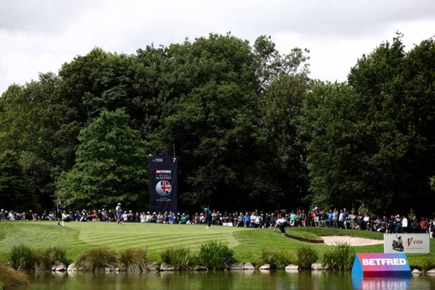 Mandatory Credit: Photo by James Marsh Shutterstock (13987425bi) A general view of the 7th green as Antonie Rozner of France plays a shot. Betfred British Masters, Day Three, Golf, The Belfry Golf Club, Sutton Coldfield, UK - 01 Jul 2023 Betfred British Masters, Day Three, Golf, The Belfry Golf Club, Sutton Coldfield, UK - 01 Jul 2023 Copyright: xJamesxMarsh Shutterstockx 13987425bi