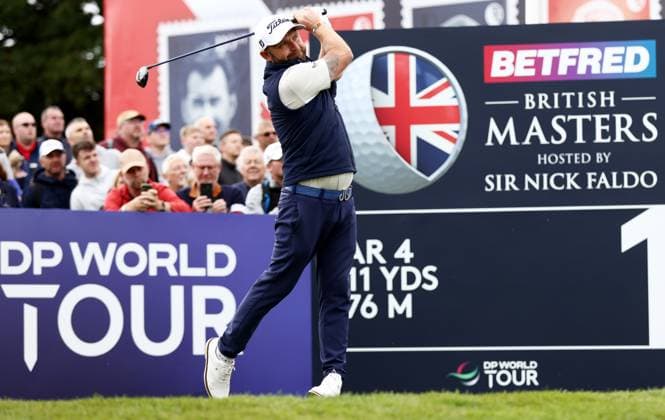 Mandatory Credit: Photo by James Marsh Shutterstock (13987427k) Andy Sullivan of England during his round. Betfred British Masters, Day Four, Golf, The Belfry Golf Club, Sutton Coldfield, UK - 02 Jul 2023 Betfred British Masters, Day Four, Golf, The Belfry Golf Club, Sutton Coldfield, UK - 02 Jul 2023 Copyright: xJamesxMarsh Shutterstockx 13987427k