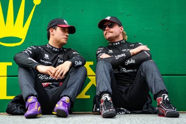ZHOU Guanyu (chi), Alfa Romeo F1 Team Stake C43, BOTTAS Valtteri (fin), Alfa Romeo F1 Team Stake C43, portrait during the 2023 Formula 1 Rolex Grosser Preis von Osterreich, 2023 Austrian Grand Prix, 9th round of the 2023 Formula One World Championship, WM, Weltmeisterschaft from June 30 to July 2, 2023 on the Red Bull Ring, in Spielberg, Austria Copyright: xFlorentxGooden DPPI IPAxSportx x xIPAxSportx 0 IPA_IPA39005151