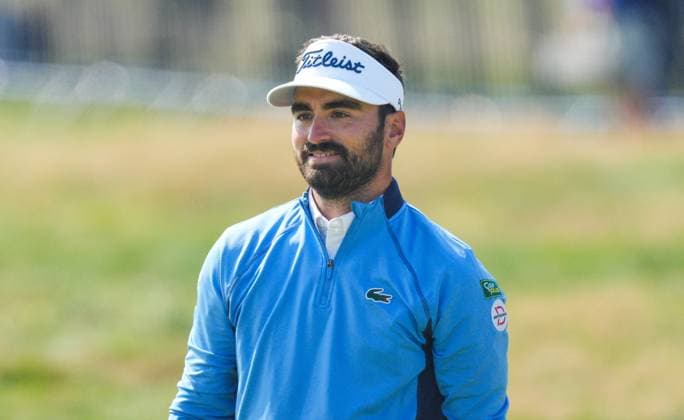 Mandatory Credit: Photo by Dave Shopland Shutterstock (14015626dg) Antoine Rozner from France on 18 The British Open Championship, Day One, Golf, Royal Liverpool Golf Club, Liverpool, UK - 20 Jul 2023 The British Open Championship, Day One, Golf, Royal Liverpool Golf Club, Liverpool, UK - 20 Jul 2023 Copyright: xDavexShopland Shutterstockx 14015626dg