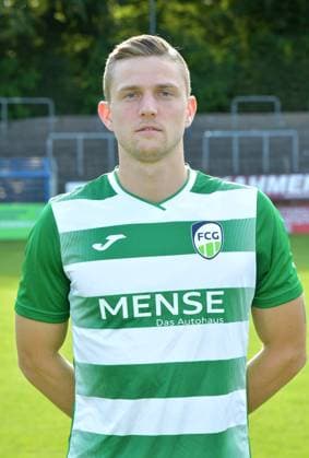 20 07 2023, GER, Football, Regionalliga West, Season 2023 2024, Ohlendorfstadion im Heidewald, Gütersloh FC Gütersloh Fototermin 2023 2024 Lennard Rolf FC Gütersloh , Action, Single, High, Portrait