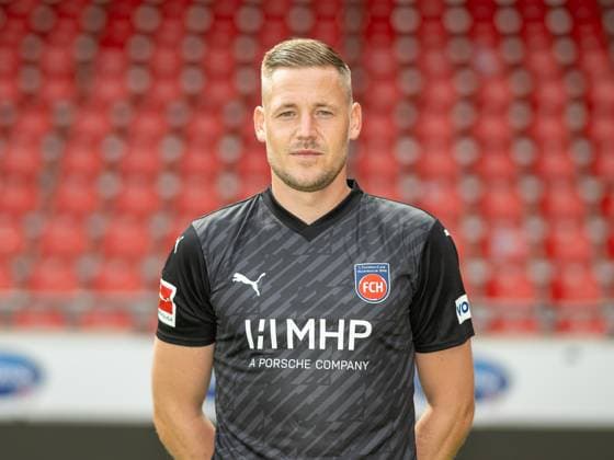 Vitus Eicher FC Heidenheim, 22 , GER, FC Heidenheim 1846, Football, 1 Bundesliga, Portraettermin, Spielzeit 2023 2024, 23 07 2023, DFB DFL regulations prohibit any use of photographs as image sequences and or quasi video , GER, FC Heidenheim 1846, Football, 1 Bundesliga, Portraettermin, Spielzeit 2023 2024, 23 07 2023 Heidenheim Copyright: xEibner-Pressefoto SaschaxWaltherx EP_EER