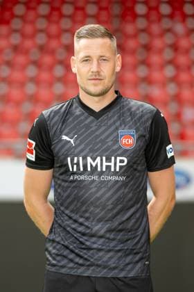 Vitus Eicher FC Heidenheim, 22 , GER, FC Heidenheim 1846, Football, 1 Bundesliga, Portraettermin, Spielzeit 2023 2024, 23 07 2023, DFB DFL regulations prohibit any use of photographs as image sequences and or quasi video , GER, FC Heidenheim 1846, Football, 1 Bundesliga, Portraettermin, Spielzeit 2023 2024, 23 07 2023 Heidenheim Copyright: xEibner-Pressefoto SaschaxWaltherx EP_EER