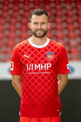Denis Thomalla FC Heidenheim, 11 , GER, FC Heidenheim 1846, Football, 1 Bundesliga, Portraettermin, Spielzeit 2023 2024, 23 07 2023, DFB DFL regulations prohibit any use of photographs as image sequences and or quasi video , GER, FC Heidenheim 1846, Football, 1 Bundesliga, Portraettermin, Spielzeit 2023 2024, 23 07 2023 Heidenheim Copyright: xEibner-Pressefoto SaschaxWaltherx EP_EER