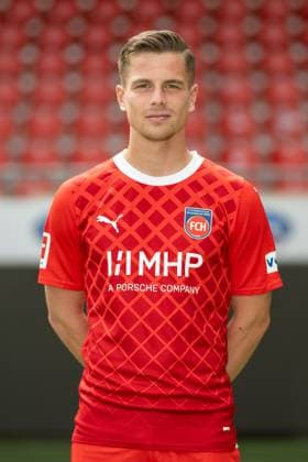 Tim Koether FC Heidenheim, 26 , GER, FC Heidenheim 1846, Football, 1 Bundesliga, Portraettermin, Spielzeit 2023 2024, 23 07 2023, DFB DFL regulations prohibit any use of photographs as image sequences and or quasi video , GER, FC Heidenheim 1846, Football, 1 Bundesliga, Portraettermin, Spielzeit 2023 2024, 23 07 2023 Heidenheim Copyright: xEibner-Pressefoto SaschaxWaltherx EP_EER