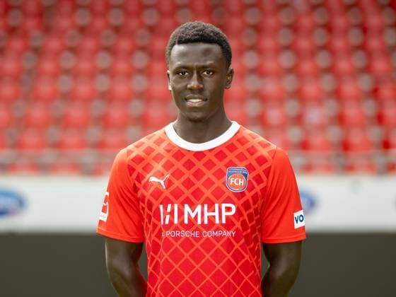 Seedy Jarjub FC Heidenheim, 29 , GER, FC Heidenheim 1846, Football, 1 Bundesliga, Portraettermin, Spielzeit 2023 2024, 23 07 2023, DFB DFL regulations prohibit any use of photographs as image sequences and or quasi video , GER, FC Heidenheim 1846, Football, 1 Bundesliga, Portraettermin, Spielzeit 2023 2024, 23 07 2023 Heidenheim Copyright: xEibner-Pressefoto SaschaxWaltherx EP_EER