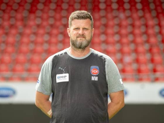 Marc Weiss FC Heidenheim, Physiotherapist , GER, FC Heidenheim 1846, Football, 1 Bundesliga, Portraettermin, Spielzeit 2023 2024, 23 07 2023, DFB DFL regulations prohibit any use of photographs as image sequences and or quasi video , GER, FC Heidenheim 1846, Football, 1 Bundesliga, Portraettermin, Spielzeit 2023 2024, 23 07 2023 Heidenheim Copyright: xEibner-Pressefoto SaschaxWaltherx EP_EER