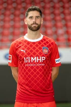 Stefan Schimmer FC Heidenheim, 09 , GER, FC Heidenheim 1846, Football, 1 Bundesliga, Portraettermin, Spielzeit 2023 2024, 23 07 2023, DFB DFL regulations prohibit any use of photographs as image sequences and or quasi video , GER, FC Heidenheim 1846, Football, 1 Bundesliga, Portraettermin, Spielzeit 2023 2024, 23 07 2023 Heidenheim Copyright: xEibner-Pressefoto SaschaxWaltherx EP_EER