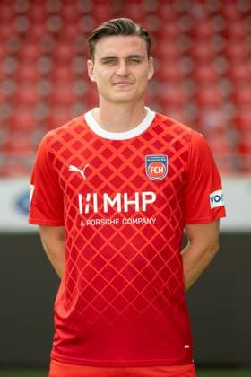 Thomas Keller FC Heidenheim, 27 , GER, FC Heidenheim 1846, Football, 1 Bundesliga, Portraettermin, Spielzeit 2023 2024, 23 07 2023, DFB DFL regulations prohibit any use of photographs as image sequences and or quasi video , GER, FC Heidenheim 1846, Football, 1 Bundesliga, Portraettermin, Spielzeit 2023 2024, 23 07 2023 Heidenheim Copyright: xEibner-Pressefoto SaschaxWaltherx EP_EER