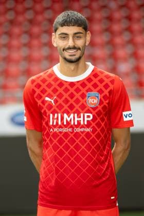Eren Dinkci FC Heidenheim, 08 , GER, FC Heidenheim 1846, Football, 1 Bundesliga, Portraettermin, Spielzeit 2023 2024, 23 07 2023, DFB DFL regulations prohibit any use of photographs as image sequences and or quasi video , GER, FC Heidenheim 1846, Football, 1 Bundesliga, Portraettermin, Spielzeit 2023 2024, 23 07 2023 Heidenheim Copyright: xEibner-Pressefoto SaschaxWaltherx EP_EER