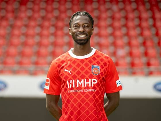 Omar Haktab Traore FC Heidenheim, 23 , GER, FC Heidenheim 1846, Football, 1 Bundesliga, Portraettermin, Spielzeit 2023 2024, 23 07 2023, DFB DFL regulations prohibit any use of photographs as image sequences and or quasi video , GER, FC Heidenheim 1846, Football, 1 Bundesliga, Portraettermin, Spielzeit 2023 2024, 23 07 2023 Heidenheim Copyright: xEibner-Pressefoto SaschaxWaltherx EP_EER