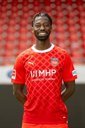 Omar Haktab Traore FC Heidenheim, 23 , GER, FC Heidenheim 1846, Football, 1 Bundesliga, Portraettermin, Spielzeit 2023 2024, 23 07 2023, DFB DFL regulations prohibit any use of photographs as image sequences and or quasi video , GER, FC Heidenheim 1846, Football, 1 Bundesliga, Portraettermin, Spielzeit 2023 2024, 23 07 2023 Heidenheim Copyright: xEibner-Pressefoto SaschaxWaltherx EP_EER