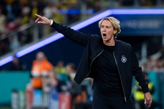Martina Voss Tecklenburg Germany, national coach gives instructions, AUS, Germany vs Colombia, FIFA Womens World Cup Australia 2023, Matchday 2, Group H, 30 07 2023 AUS, Germany vs Colombia, FIFA Womens World Cup Australia 2023, Matchday 2, Group H, 30 07 2023 Sydney Copyright: xEibner-Pressefoto Memmlerx EP_MMR