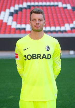 Benjamin Uphoff SC Freiburg, 31 1 Bundesliga, SC Freiburg, Portraettermin 2023 2024, 10 08 2023, DFL REGULATES PROHIBIT ANY USE OF PHOTOGRAPHS AS IMAGE SEQUENCES AND OR QUASI VIDEO GER, Football, Men, 1 Bundesliga, Spielzeit 2023 2024, SC Freiburg, Portraettermin 2023 2024, 10 08 2023, Freiburg im Breisgau Copyright: xEibner-Pressefoto SilasxSchuellex EP_EER