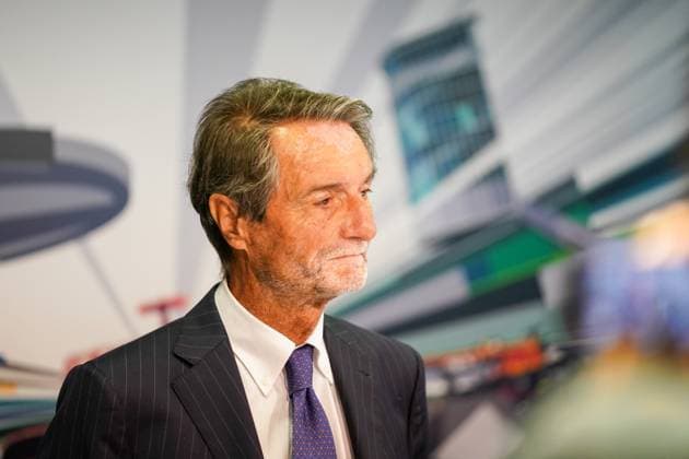 Attilio Fontana, Lombardy Region President, during the presentation press conference, PK, Pressekonferenz Formula 1 Pirelli Gran Premio d Italia 2023 on August 29th, 2023 in Monza, Italy. during 2023 GP Formula 1 Pirelli Grand Prix, Gran premio d Italia - Press Conference, Formula 1 Championship in Monza, Italy, August 29 2023 Copyright: xLucaxRossini IPAxSportx xipa-agex xx 0 IPA_IPA39929321