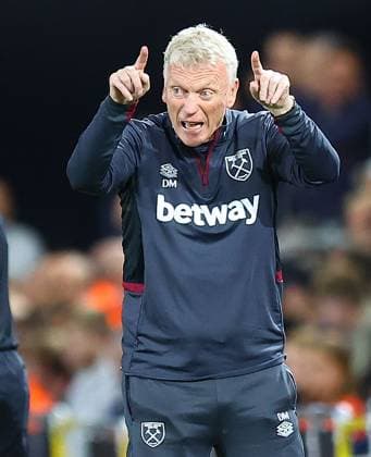 Mandatory Credit: Photo by Michael Zemanek Shutterstock (14074701o) David Moyes manager of West Ham United Luton Town v West Ham United, Premier League, Football, Kenilworth Road, Luton, UK - 01 Sep 2023 EDITORIAL USE ONLY No use with unauthorised audio, video, data, fixture lists, club league logos or live services. Online in-match use limited to 120 images, no video emulation. No use in betting, games or single club league player publications. Luton Town v West Ham United, Premier League, Football, Kenilworth Road, Luton, UK - 01 Sep 2023 EDITORIAL USE ONLY No use with unauthorised audio, video, data, fixture lists, club league logos or live services. Online in-match use limited to 120 images, no video emulation. No use in betting, games or single club league player publications. Copyright: xMichaelxZemanek Shutterstockx 14074701o