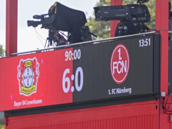 1 FC Nuernberg comes with a 6 0 in Leverkusen maechtig under the wheels Bayer 04 Leverkusen vs 1 FC Nuernberg, Football, Google Pixel Womens Bundesliga, 02 Matchday, Season 2023 2024, 30 09 2023 DFL REGULATES PROHIBIT ANY USE OF PHOTOGRAPHS AS IMAGE SEQUENCES AND OR QUASI VIDEO Bayer 04 Leverkusen vs 1 FC Nuernberg, Football, Google Pixel Womens Bundesliga, 02 Matchday, Season 2023 2024, 30 09 2023 Leverkusen Copyright: xEibner-Pressefoto ThomasxHaeslerx EP_THR